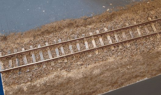 Landschaftsbau auf den Straßenbahnmodulen