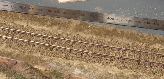 Landschaftsbau auf den Straßenbahnmodulen