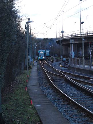 U- und Straßenbahnhaltestelle Ginnheim