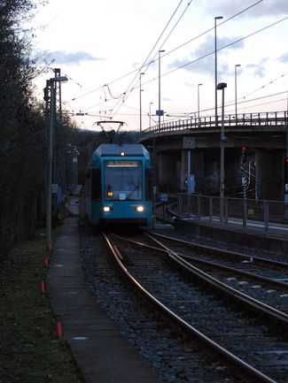U- und Straßenbahnhaltestelle Ginnheim