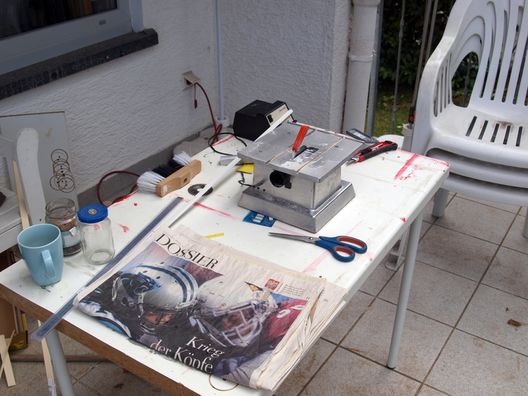 Die Gebäude des Basaltwerks in Bischofsheim/Rhön