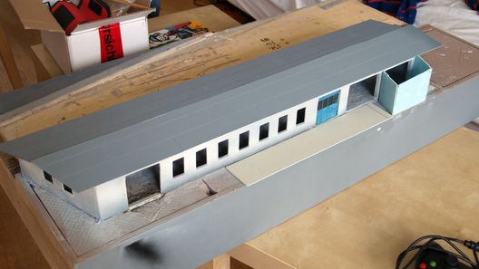 Die Gebäude des Basaltwerks in Bischofsheim/Rhön