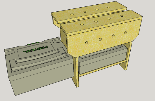 Sawbench aus 18mm starkem Leimholz
