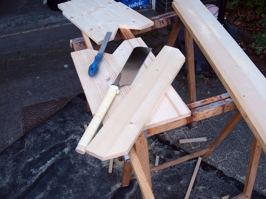 Sawbench aus 18mm starkem Leimholz