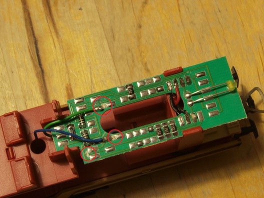 Funktionsdecoder in einem DR-Doppelstocksteuerwagen