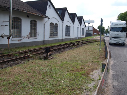 Das ehemalige Stammgleis in der Orber Straße