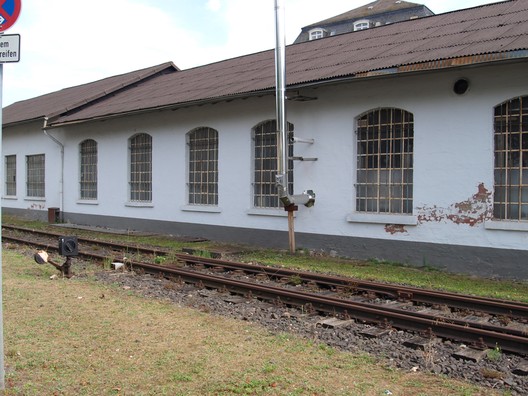 Das ehemalige Stammgleis in der Orber Straße