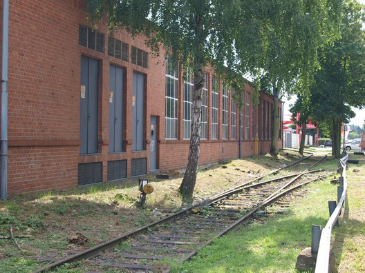 Das ehemalige Stammgleis in der Orber Straße