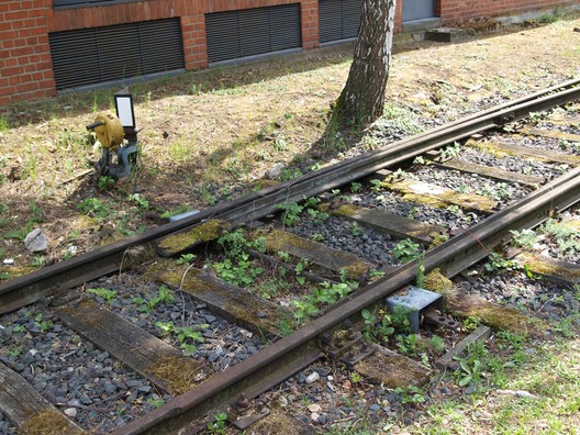 Das ehemalige Stammgleis in der Orber Straße