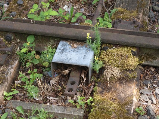 Das ehemalige Stammgleis in der Orber Straße