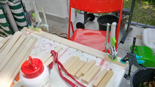 Modulbeine aus Sperrholz und Leisten