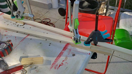 Modulbeine aus Sperrholz und Leisten