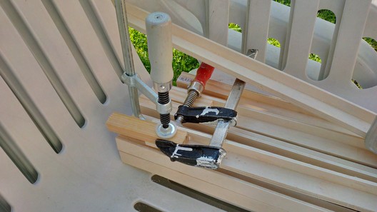 Modulbeine aus Sperrholz und Leisten