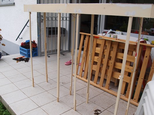 Modulbeine aus Sperrholz und Leisten