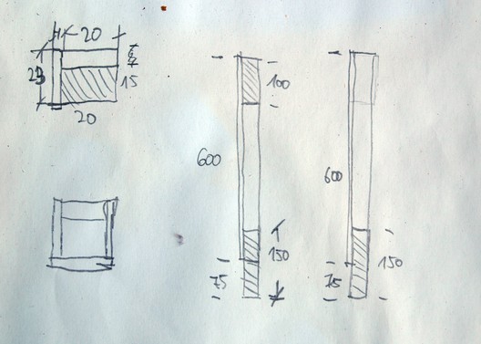 Modulbeine aus Sperrholz und Leisten