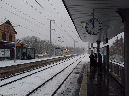 Bahnhof Offenbach Bieber im Dezember 2017