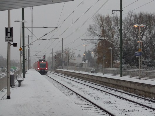Bahnhof Offenbach Bieber im Dezember 2017