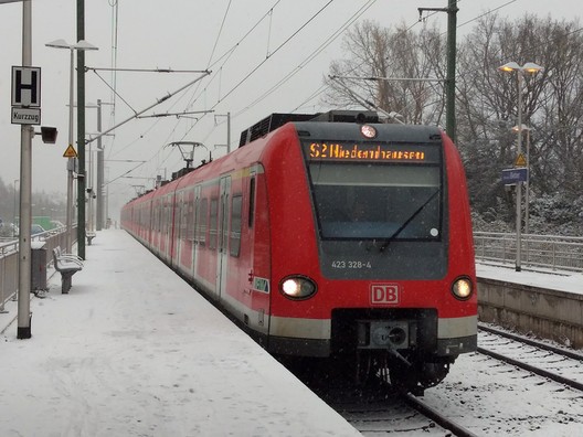 Bahnhof Offenbach Bieber im Dezember 2017