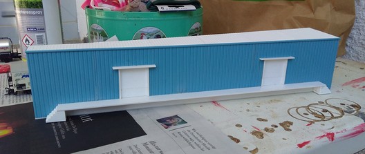 Das Fruchtlagerhaus der Industriebahn in Baugröße H0