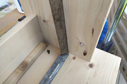 Ein Stand Up Desk aus Leimholz