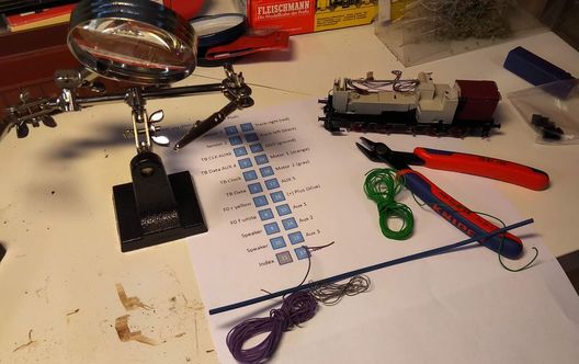 Vorbildgerechte Beleuchtung für die MaK 650D