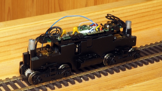 Auf dem Programmiergleis habe ich den Decoder erst einmal ausgelesen.