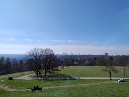 Blick vom Lohrberg auf die Innenstadt