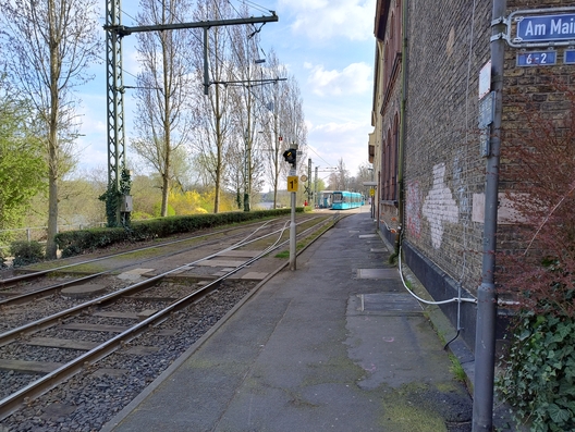 Endhaltestelle Fechenheim der Linie 11