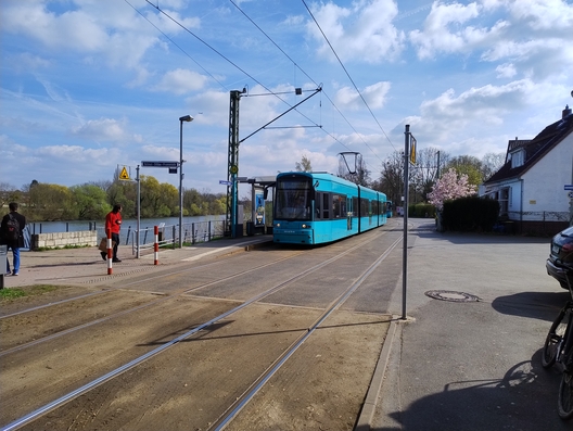 Endhaltestelle Fechenheim der Linie 11