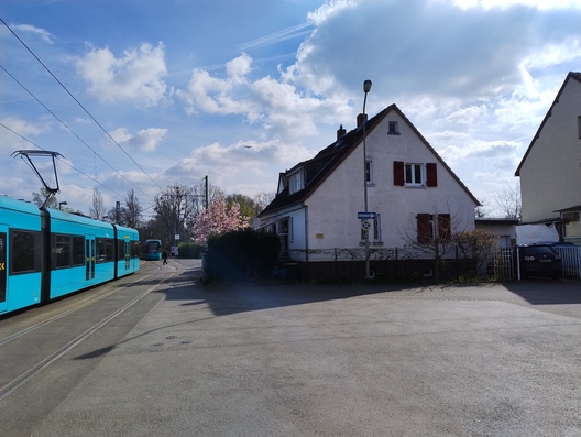 Endhaltestelle Fechenheim der Linie 11