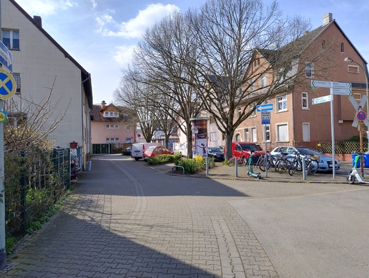 Endhaltestelle Fechenheim der Linie 11