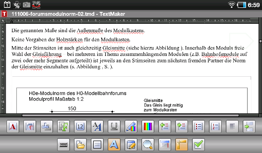 Textmaker für Android
