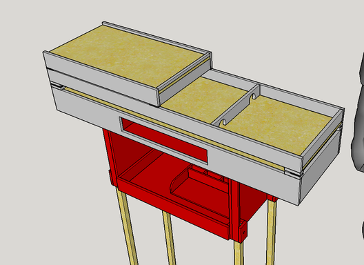 Entwurf für einen Fiddleyard zum Zusammenklappen