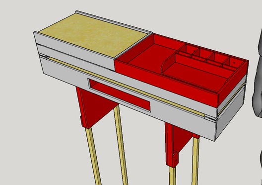 Entwurf für einen Fiddleyard zum Zusammenklappen