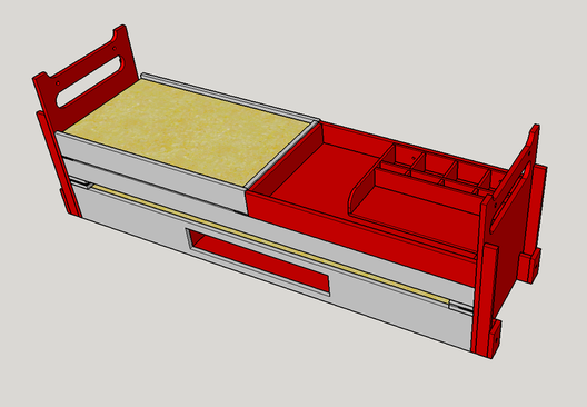 Entwurf für einen Fiddleyard zum Zusammenklappen