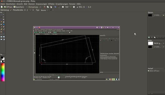 Der MATE-Desktop - Pinta