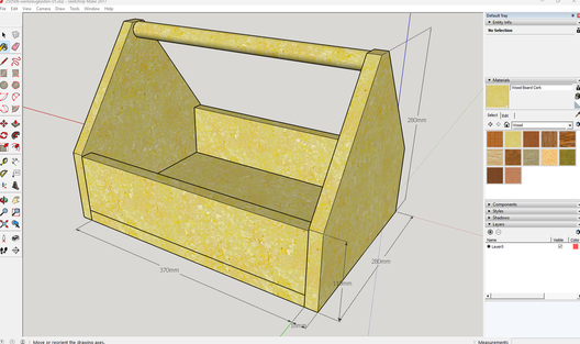 Werkzeugkasten in Sketchup