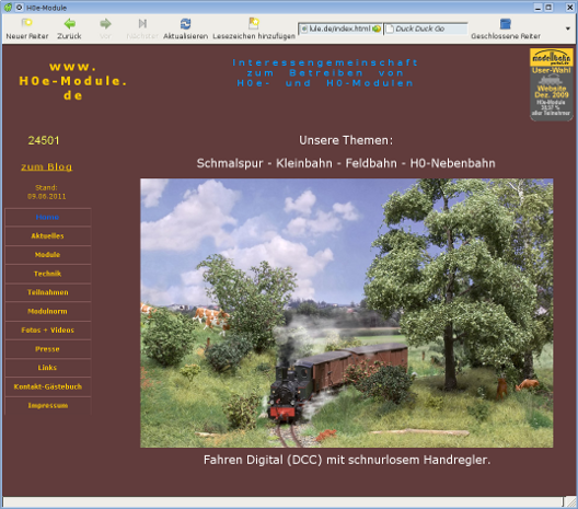 Homepage H0e-Module.de