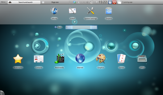 Die Netbook-Oberfläche von KDE