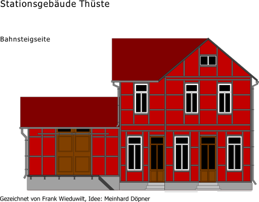 Bauzeichnung EG Th&uuml;ste